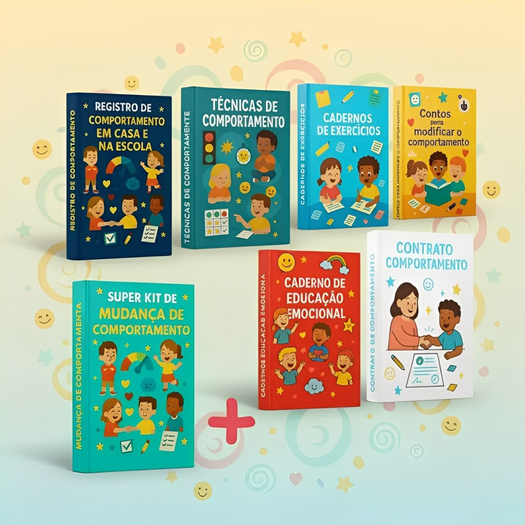 Product mockup of the child behavior modification kit.